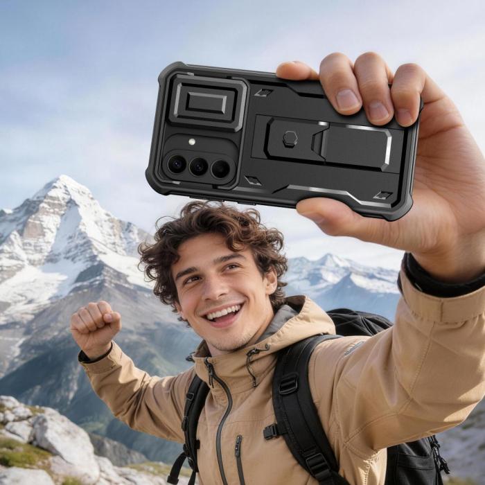 Bild 6, Tech-Protect Tech-Protect Galaxy A57 5G 2-SET Skal Kevlar Cam+ Svart - Teknikhallen.se