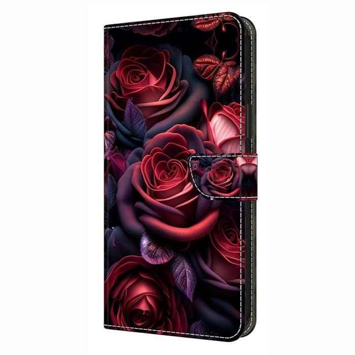Bild 4,  Samsung Galaxy A37 5G Fodral Läder Rosor - Teknikhallen.se