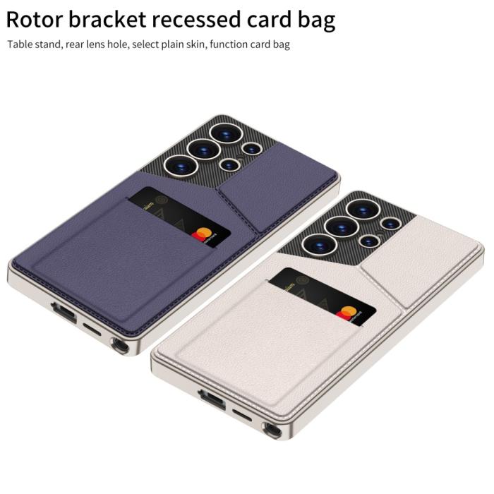 Bild 6, GKK GKK Galaxy S25 Ultra Skal Kickstand Med Korthållare Blå - Teknikhallen.se