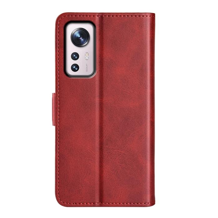 Bild 3,  Xiaomi 12 Pro Fodral Magnetisk Stängning Röd - Teknikhallen.se