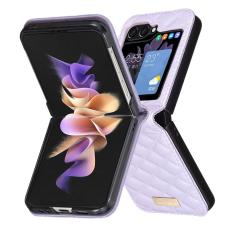  Galaxy Z Flip 6 / 7 FE Skal Diamond Textur Lila - Teknikhallen.se