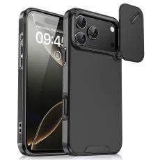  iPhone 17 Pro Skal Hybrid Armor CamCover Svart - Teknikhallen.se