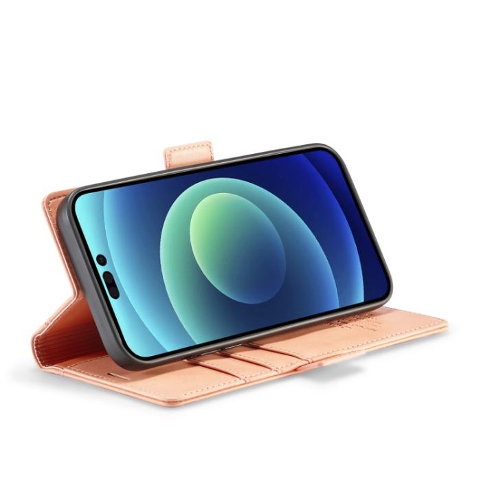 Bild 5, LC.IMEEKE LC.IMEEKE iPhone 14 Pro Fodral Med Magnetisk Stängning Roséguld - Teknikhallen.se