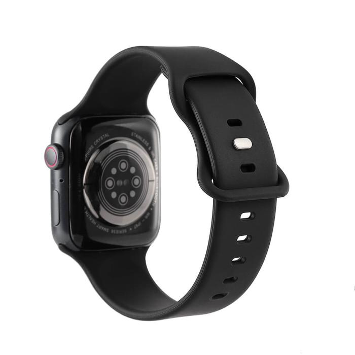 Bild 3, Gear GEAR Klockarmband Silikon Apple Watch 38/40/41/42 mm Svart - Teknikhallen.se