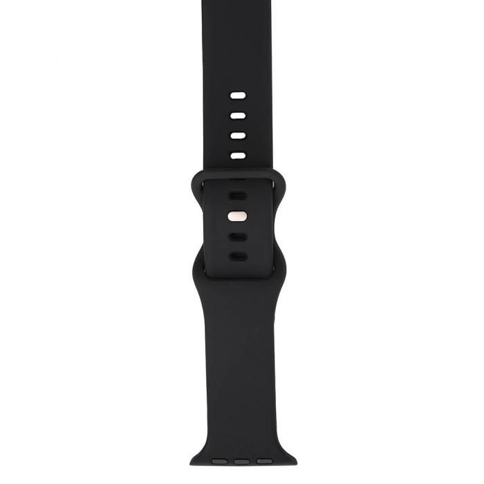 Bild 5, Gear GEAR Klockarmband Silikon Apple Watch 42/44/45/46/49 mm Svart - Teknikhallen.se
