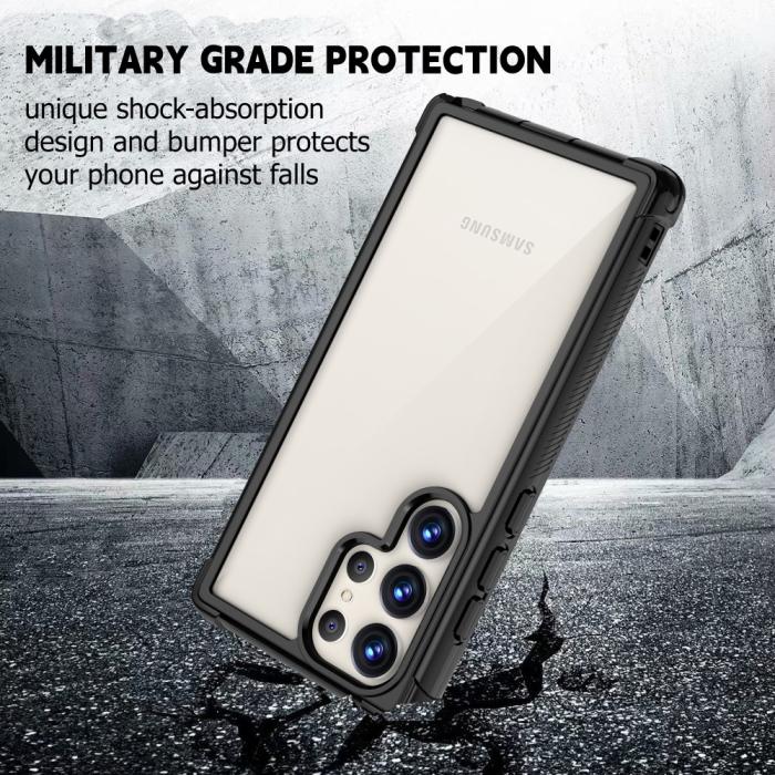 Bild 3,  Samsung Galaxy S23 Ultra Skal Shockproof Hybrid Svart - Teknikhallen.se