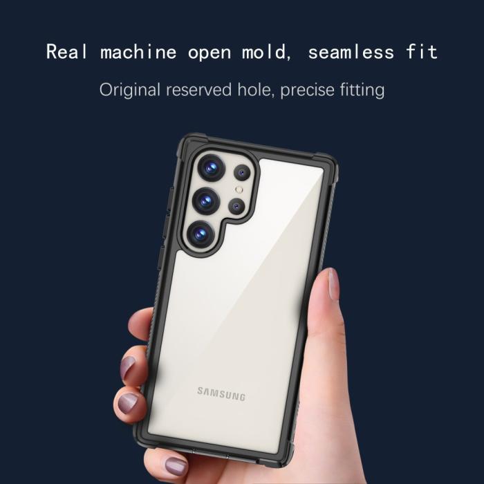 Bild 4,  Samsung Galaxy S23 Ultra Skal Shockproof Hybrid Svart - Teknikhallen.se