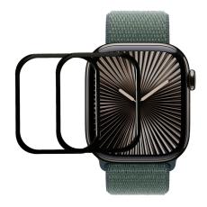  Apple Watch 10 42 mm Sk&auml;rmskydd 2-PACK Helt&auml;ckande - Teknikhallen.se