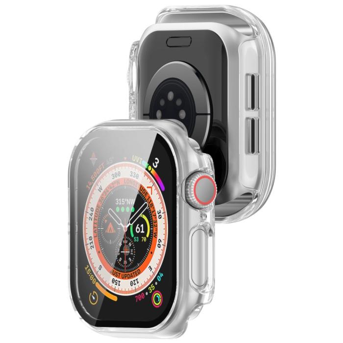 Bild 6,  Apple Watch 10 46 mm Skal Med Skärmskydd Härdat Glas Transparent - Teknikhallen.se