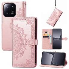  Xiaomi 13 Pro 5G Fodral Mandala L&auml;der Ros&eacute;guld - Teknikhallen.se