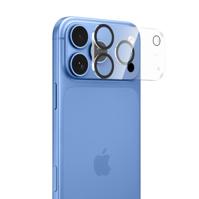 Bild 6, Tech-Protect Tech-Protect iPhone 18 Pro Linsskydd Cam Fit+ Transparent - Teknikhallen.se
