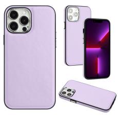  iPhone 15 Pro Skal L&auml;derbelagt Lila - Teknikhallen.se