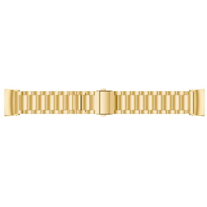 Bild 3,  Lyxigt Metallarmband Fitbit Charge 3 / 4 Guld - Teknikhallen.se