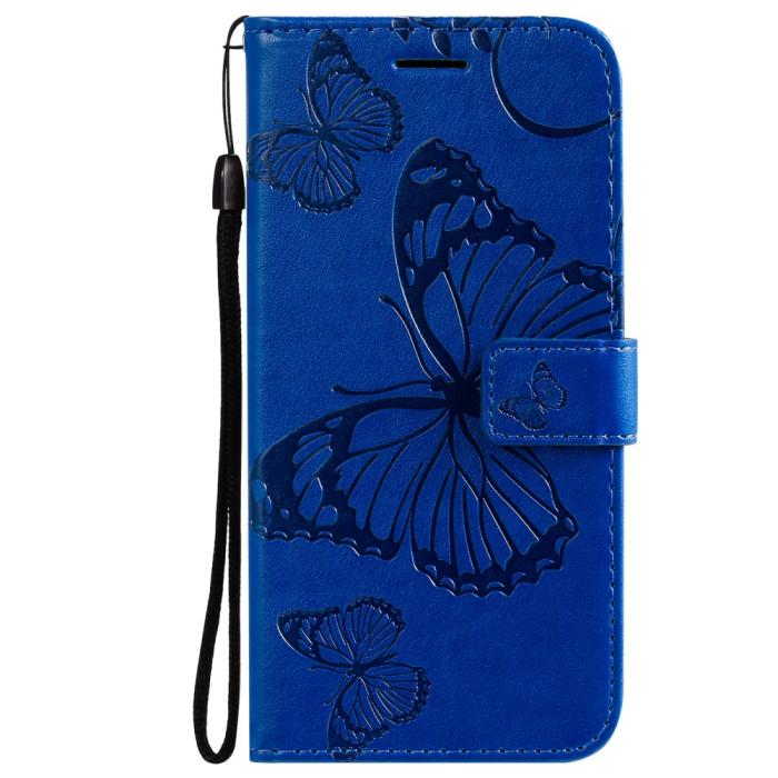 Bild 2,  iPhone 13 Pro - Fodral Med Butterfly Tryck - Blå - Teknikhallen.se