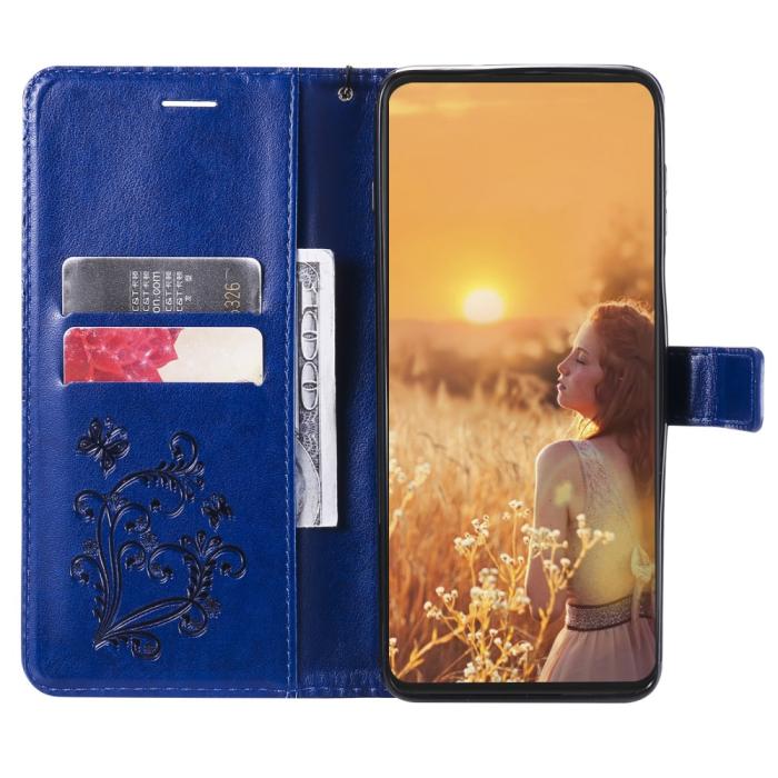 Bild 4,  iPhone 13 Pro - Fodral Med Butterfly Tryck - Blå - Teknikhallen.se