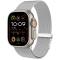  Apple Watch 38/40/41/42 mm Klockarmband Milanese Silver - Teknikhallen.se