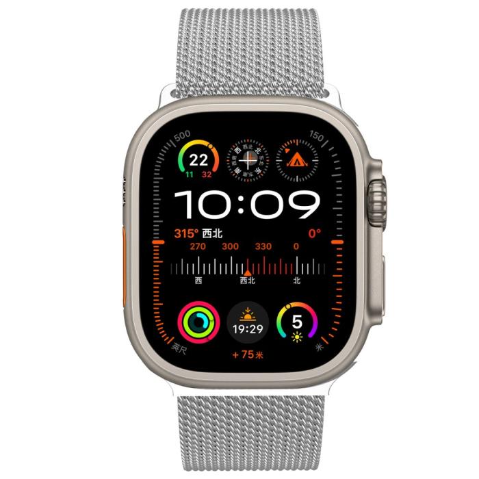 Bild 2,  Apple Watch 38/40/41/42 mm Klockarmband Milanese Silver - Teknikhallen.se