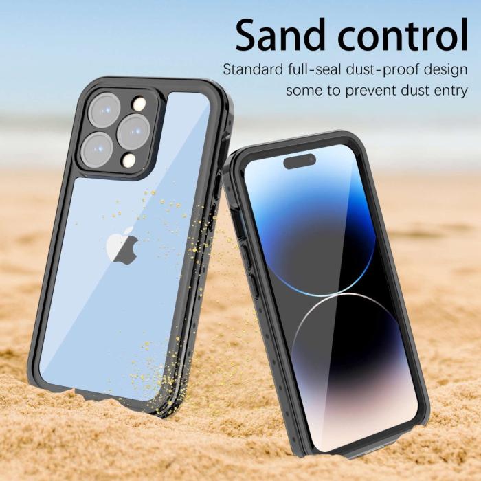 Bild 5, REDPEPPER REDPEPPER iPhone 14 Pro Skal 360 Vattentätt IP68 Svart - Teknikhallen.se