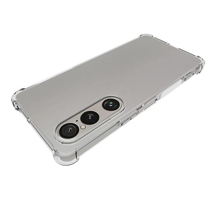 Bild 2,  Sony Xperia 1 VII Skal TPU Shockproof Transparent - Teknikhallen.se