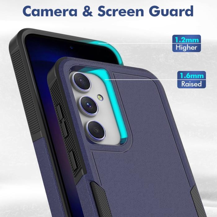 Bild 5,  Samsung Galaxy S23 FE Skal Dual Hybrid Mörk Blå - Teknikhallen.se