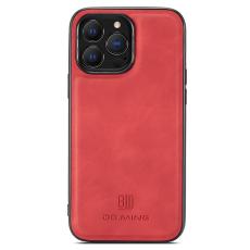 DG.MING DG.MING iPhone 14 Pro Skal L&auml;derbelagt R&ouml;d - Teknikhallen.se