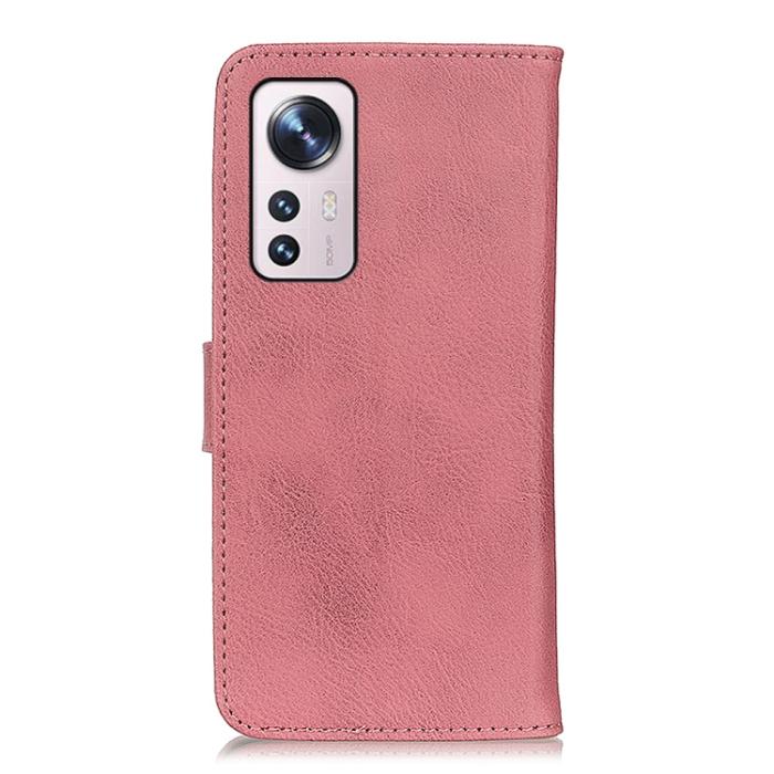 Bild 3, KHAZNEH KHAZNEH Xiaomi 12 Pro Fodral Läder Rosa - Teknikhallen.se