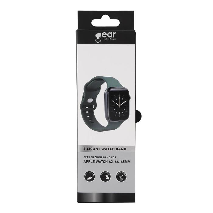 Bild 2, Gear GEAR Klockarmband Silikon Apple Watch 42/44/45/46/49 mm Olivgrön - Teknikhallen.se