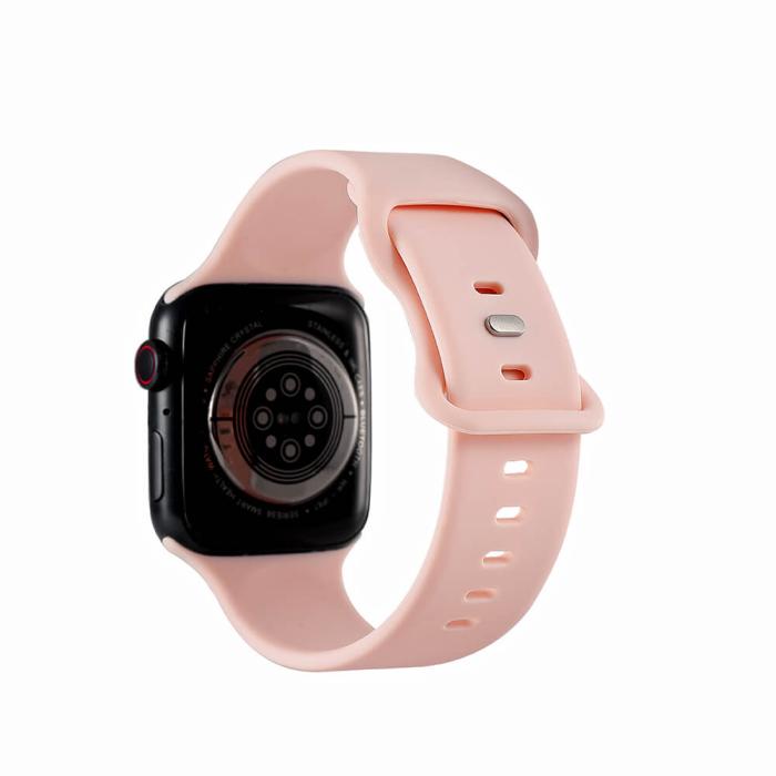 Bild 3, Gear GEAR Klockarmband Silikon Apple Watch 42/44/45/46/49 mm Rosa - Teknikhallen.se