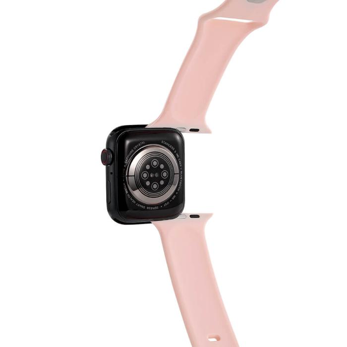 Bild 4, Gear GEAR Klockarmband Silikon Apple Watch 42/44/45/46/49 mm Rosa - Teknikhallen.se