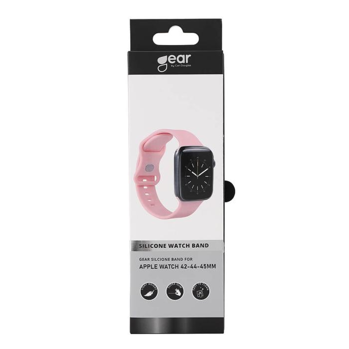 Bild 2, Gear GEAR Klockarmband Silikon Apple Watch 42/44/45/46/49 mm Rosa - Teknikhallen.se