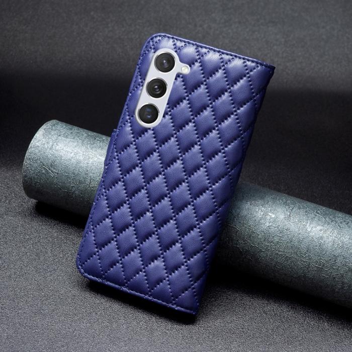 Bild 6,  Samsung Galaxy S24 Fodral Diamond Läder Blå - Teknikhallen.se