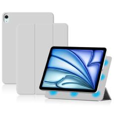 iPad Air 13 2026-2024 2in1 Magnetiskt Fodral Gr&aring; - Teknikhallen.se