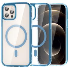 ColorPop ColorPop iPhone 12 Pro Max Skal CH MagSafe Transparent/M&ouml;rk Bl&aring; - Teknikhallen.se