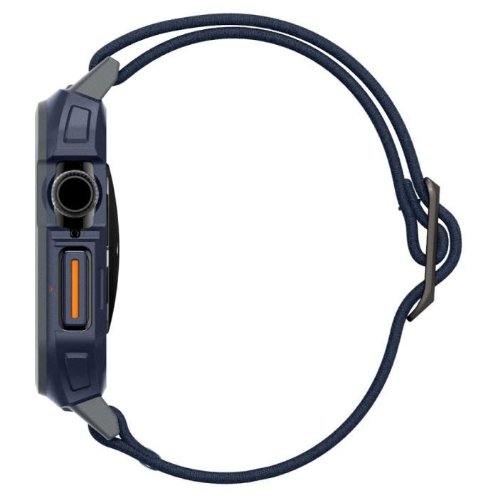 Bild 5, Spigen Spigen Apple Watch 11/10 (46 mm) Skal/Armband Lite Fit 'Pro' Navy Blue - Teknikhallen.se