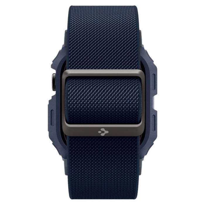 Bild 6, Spigen Spigen Apple Watch 11/10 (46 mm) Skal/Armband Lite Fit 'Pro' Navy Blue - Teknikhallen.se