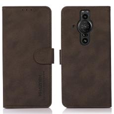 KHAZNEH KHAZNEH Sony Xperia Pro-I Fodral Retro L&auml;der Brun - Teknikhallen.se