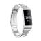  Lyxigt Metallarmband Fitbit Charge 3 / 4 Silver - Teknikhallen.se