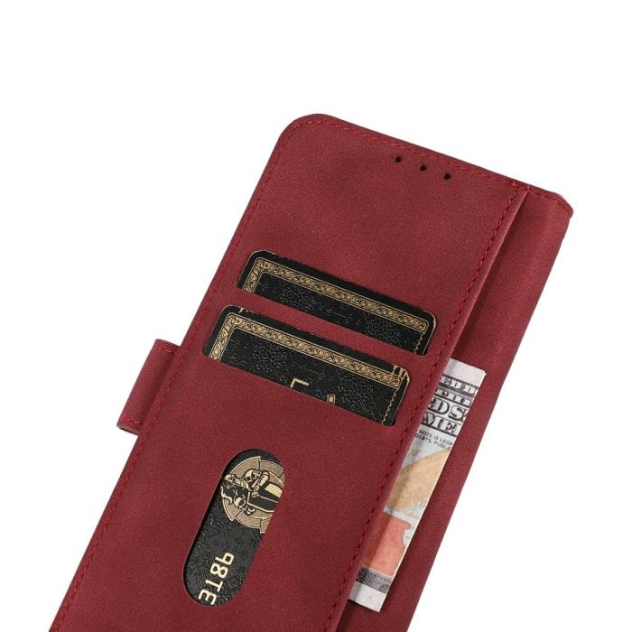 Bild 4, KHAZNEH KHAZNEH iPhone 17 Pro Fodral Läder Röd - Teknikhallen.se