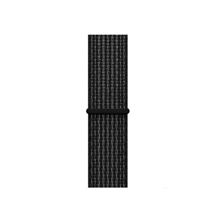 Bild 3,  Nylon Armband Apple Watch 42/44/45/46/49 mm Svart - Teknikhallen.se