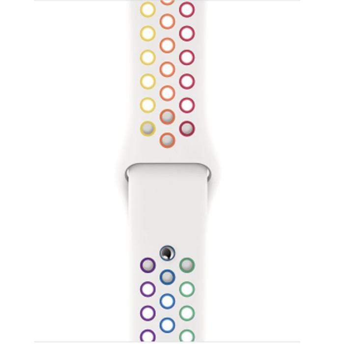 Bild 4,  Ihåligt Silikon Armband Apple Watch 42/41/40/38 mm - Pride - Teknikhallen.se