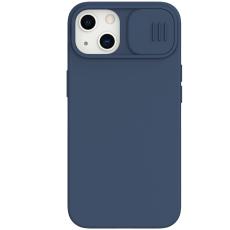NILLKIN iPhone 13 Pro - NILLKIN MagSafe CamShield Silky Liquid Skal - Bl&aring; - Teknikhallen.se