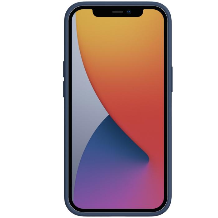 Bild 2, NILLKIN iPhone 13 Pro - NILLKIN MagSafe CamShield Silky Liquid Skal - Blå - Teknikhallen.se