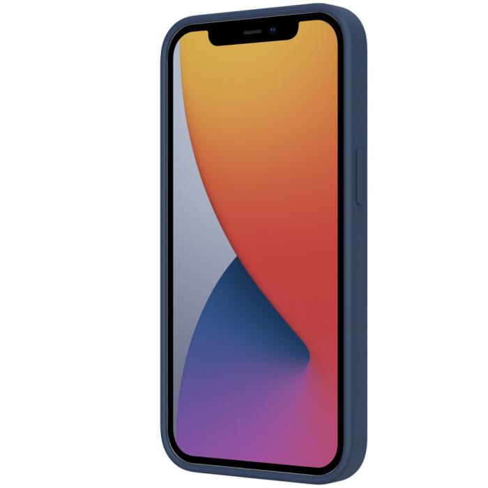 Bild 4, NILLKIN iPhone 13 Pro - NILLKIN MagSafe CamShield Silky Liquid Skal - Blå - Teknikhallen.se