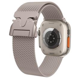  Apple Watch 42/44/45/46/49 mm Armband Milanese Titanium - Teknikhallen.se