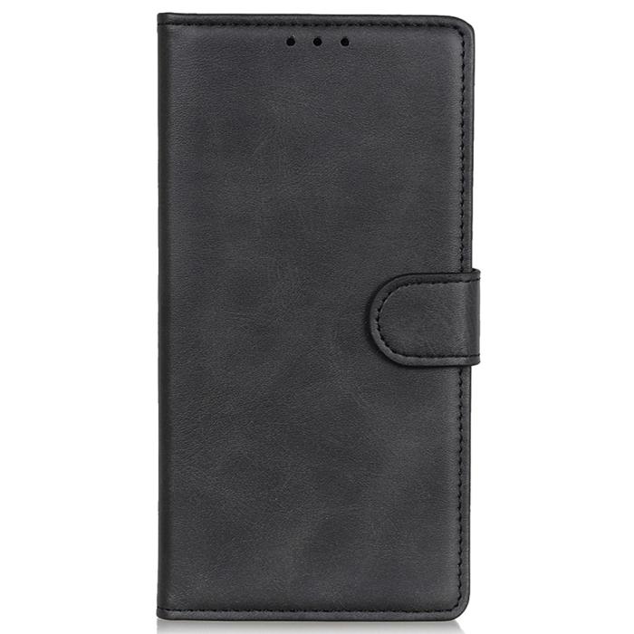 Bild 2,  Samsung Galaxy A03 Fodral Solid Läder Svart - Teknikhallen.se