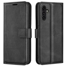  Samsung Galaxy A14 4G/5G Fodral L&auml;der Svart - Teknikhallen.se