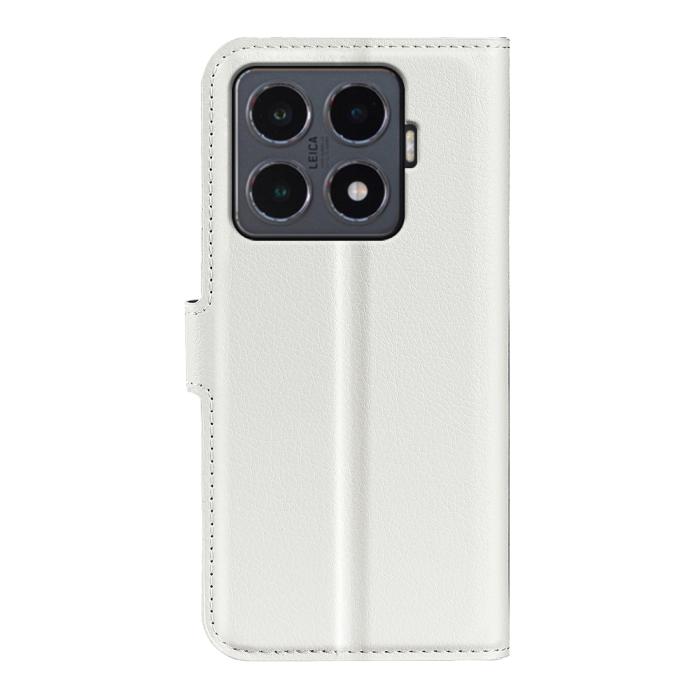Bild 3,  Xiaomi 15T Pro Fodral Litchi Läder Vit - Teknikhallen.se