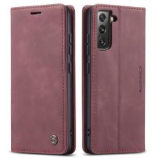CASEME CASEME Samsung Galaxy S22 Plus Fodral Retro L&auml;der Vinr&ouml;d - Teknikhallen.se