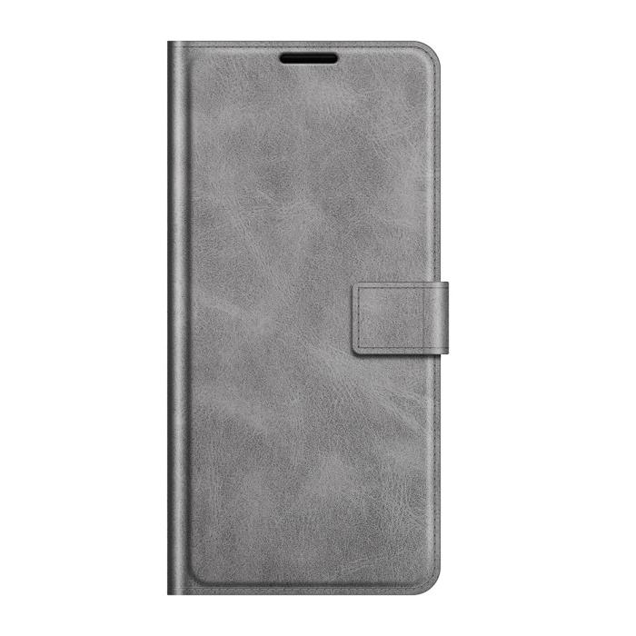 Bild 2,  Samsung Galaxy S22 Ultra Fodral Solid Läder Grå - Teknikhallen.se