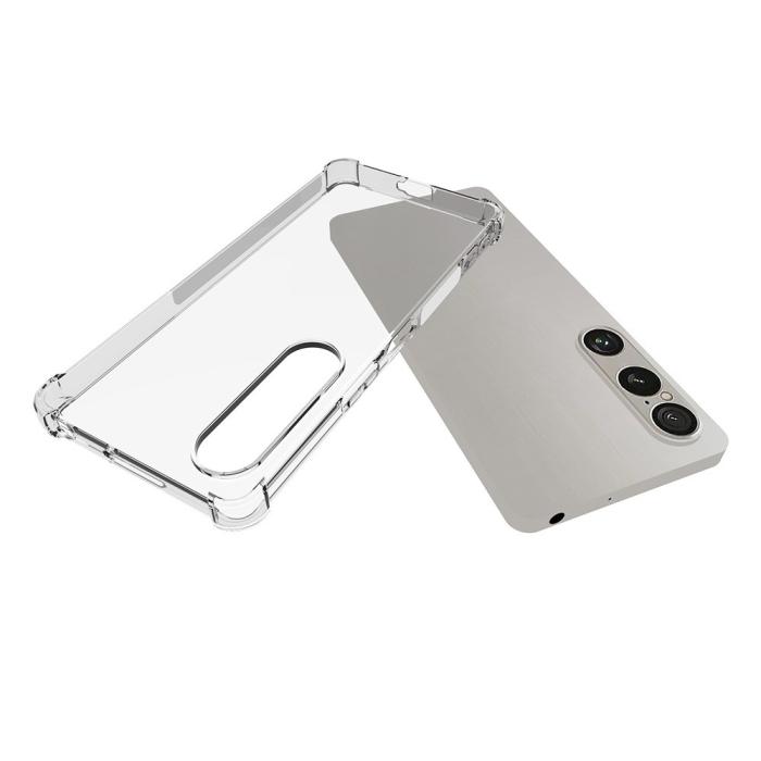 Bild 4,  Sony Xperia 1 VII Skal TPU Shockproof Transparent - Teknikhallen.se